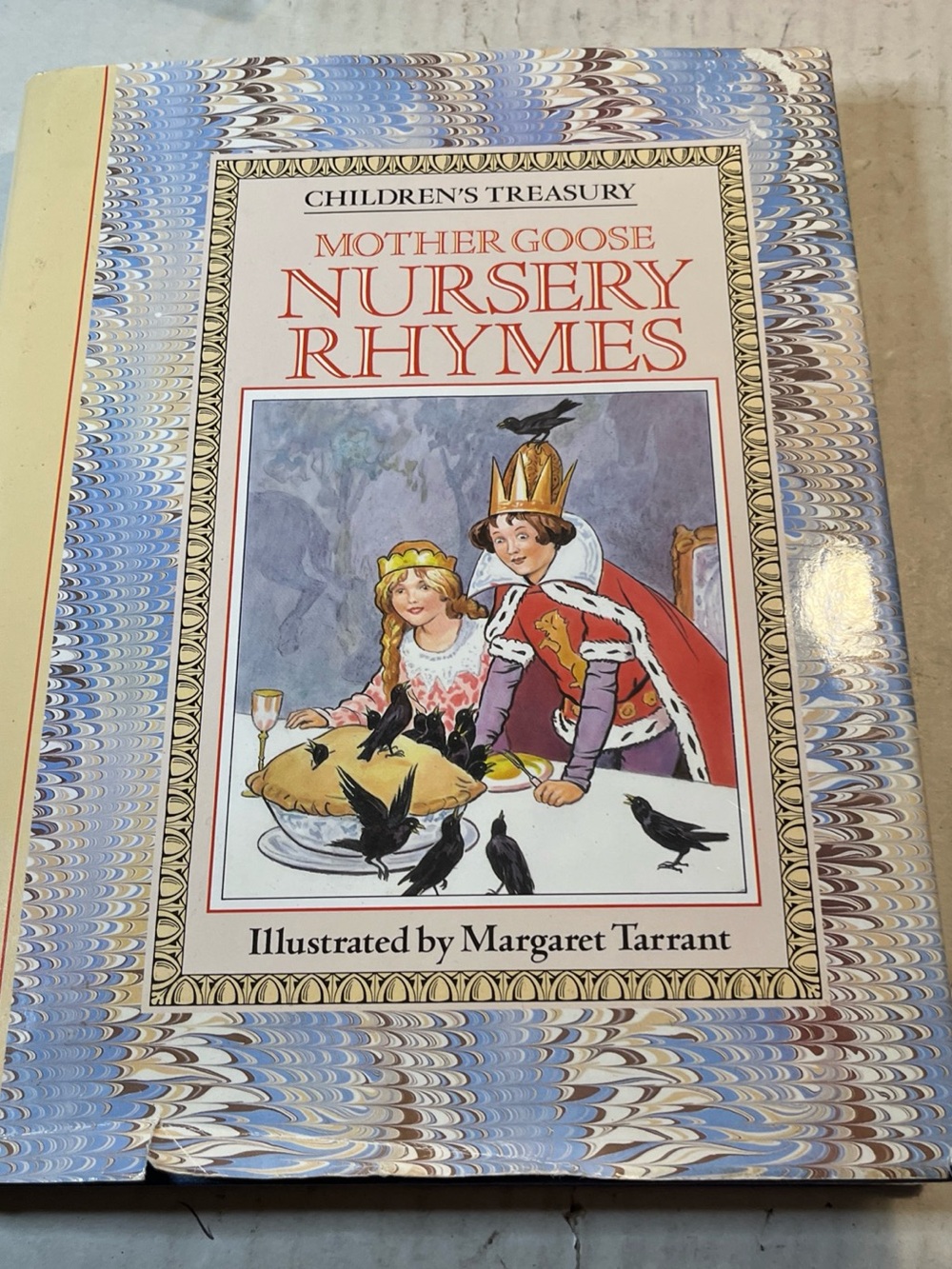 Gallery Mother Goose Nursery Rhymes Book - Blue, Red, Cream